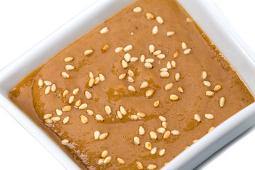 Peanut sauce for chuka salad.