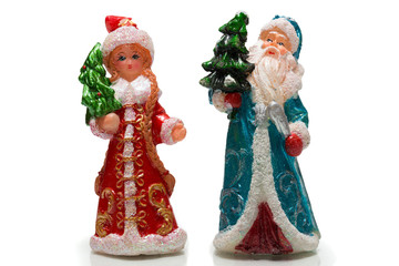Santa Claus and Snow Maiden