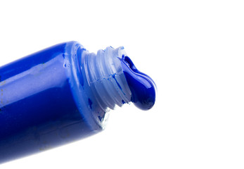 acrylic paint in a tube