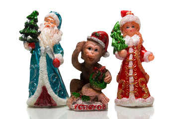 Santa Claus and Snow Maiden