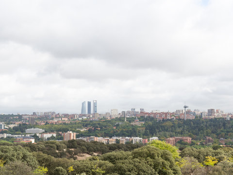 View of the capital of Spain