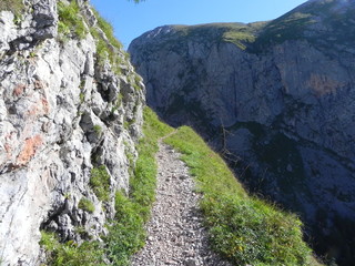 Wanderweg in den Alpen