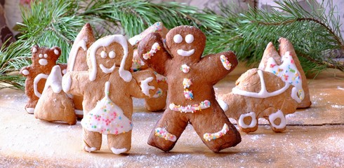 Gingerbread family