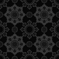 Abstract Seamless Pattern. Vintage Ornament Pattern. Islamic, Ar