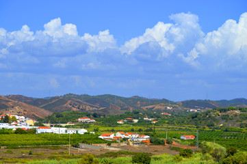 Silves in the Monchique mountains of Algarve in Portugal