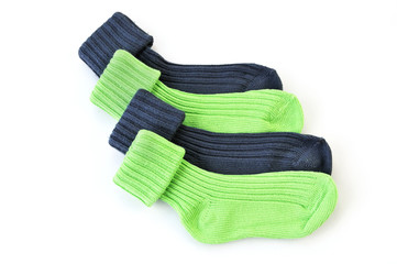 Colorful socks. Set of socks