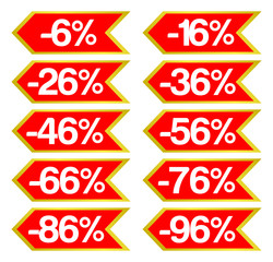 sale label set 6