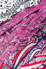 Detail of one ethnic embroidery