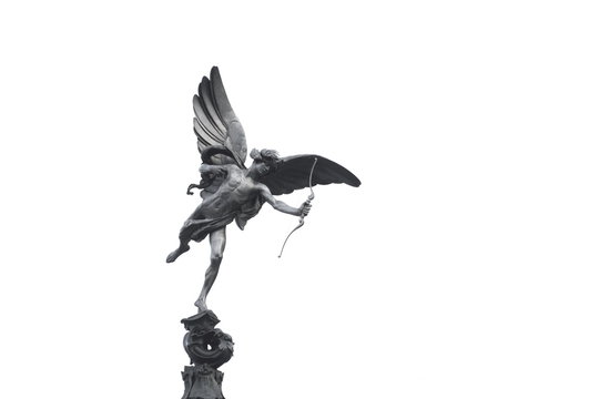 Statue at Piccadily Circus, London widely known as Eros