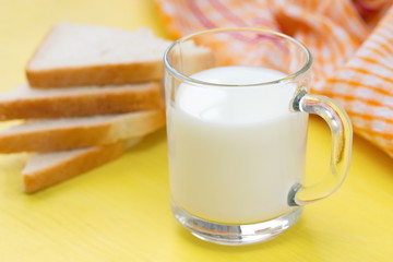 Milk and wheat bread