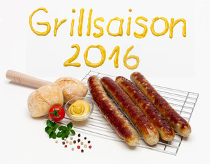 Grillsaison 2016 - Rostbratwurst, frisch vom Grill