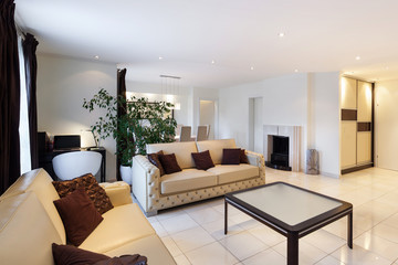 living room of a modern apartment