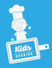 kids cooking design 