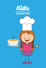 kids cooking design 