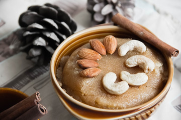 semolina halva, halvah, halava 