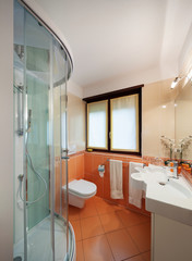 Bathroom of a modern apartment