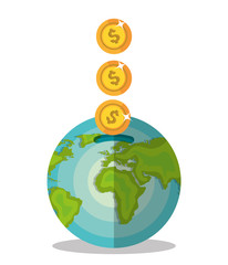 Money and business investment 