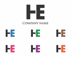 HE Letter Logo