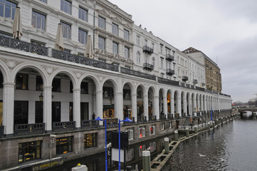Alsterarkaden, Hamburg, Deutschland