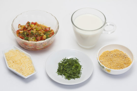 Ingredientes para Preparar Pepinos de Rellenar