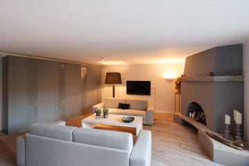 Interior, comfortable living room