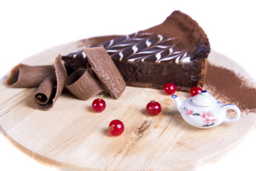 Chocolate tart cake