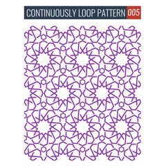 Ornamental seamless loop arabic or islamic geometric pattern tiles.