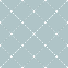 Modern Vector Seamless Blue and White Pattern
