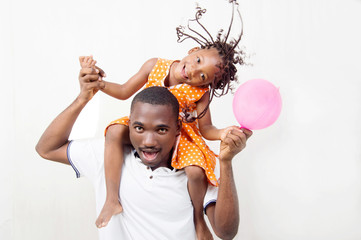 bonheur entre p&egrave;re et fille