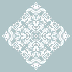 Oriental Abstract Vector White Pattern