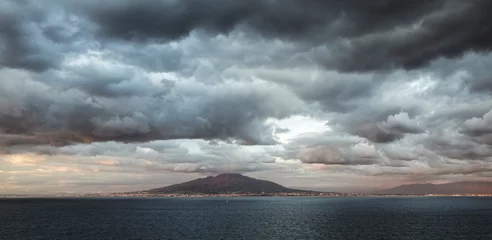 Foto op Aluminium Mount Vesuvius sunset © grahammoore999