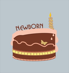 Newborn cake