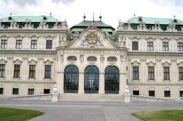 Fototapeta na wymiar Example of Architecture Imperial in Vienna, Austria