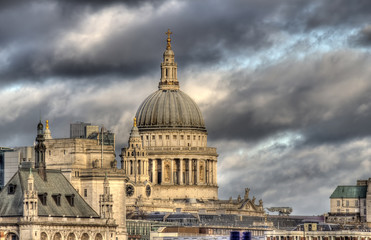 Fototapeta na wymiar Dome of Saint Paul's Cathedral