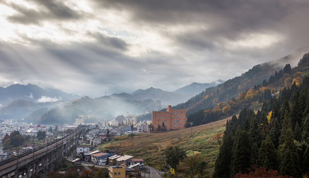 Yazawa City In Niigata Japan