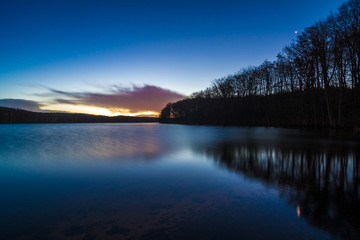 Morgendämmerung am Wolgastsee, Insel Usedom