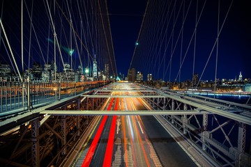 Fototapeta na wymiar New York Traffic in Motion
