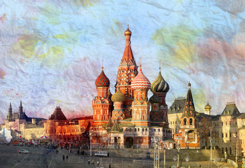 St Basils Cathedral in Moscow Beautiful