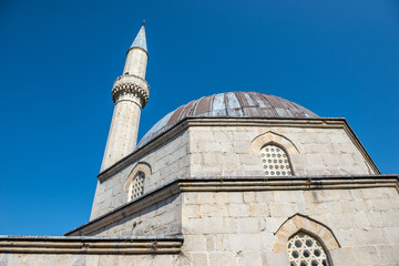 Fototapeta na wymiar Hajji Alija Mosque in Pocitelj village in Bosnia and Herzegovina