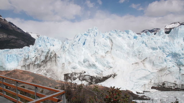 Perito Moreno Glacier in Los Glaciares National Park, Argentina in Patagonia in springtime.