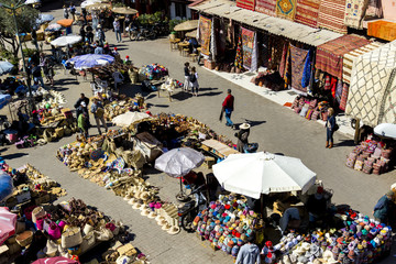 Local market in Marrakech, Morocco. © Andrea