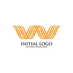 Initial W Classic Logo icon