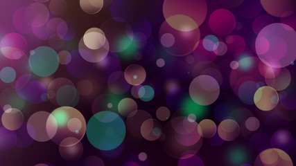 Colorful Festive Christmas  elegant  blurred abstract background with  bokeh lights