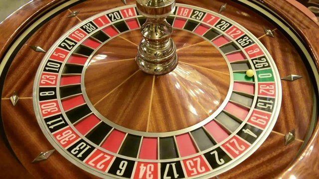 roulette wheel spinning