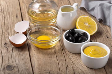 Products for making homemade mayonnaise