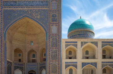 Fototapeta na wymiar Uzbekistan, Bukhara, the Mir-i-Arab madrassah