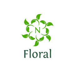 Nature Floral Vector Template