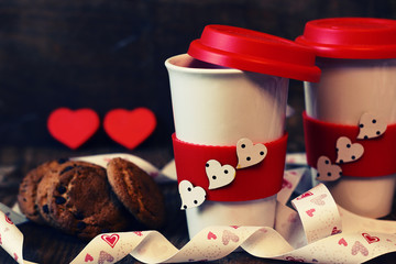 couple cup valentine day