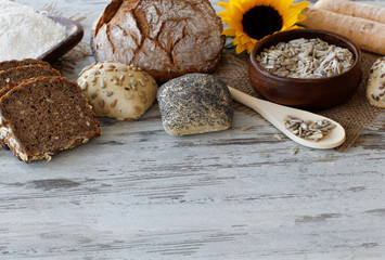 Backwaren mit Textfreiraum