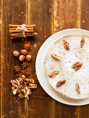 Winter nut pie